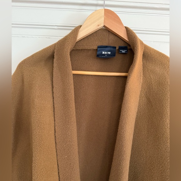 Maeve by Anthropologie Brown 1/4 Sleeve Cardigan, 1 Size - Picture 3 of 5